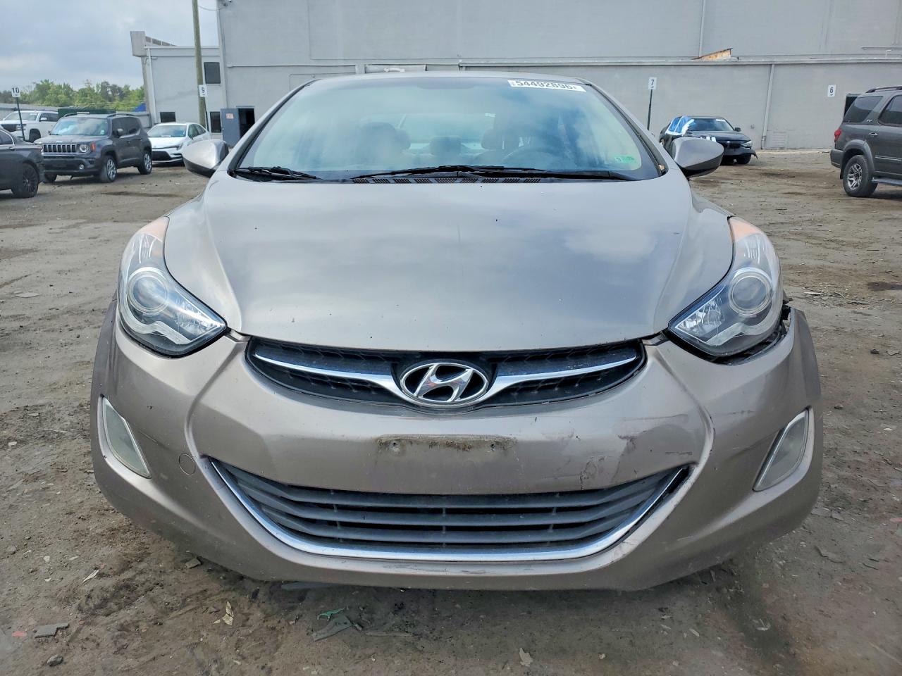 2013 Hyundai Elantra Gls Tan vin: 5NPDH4AEXDH286444