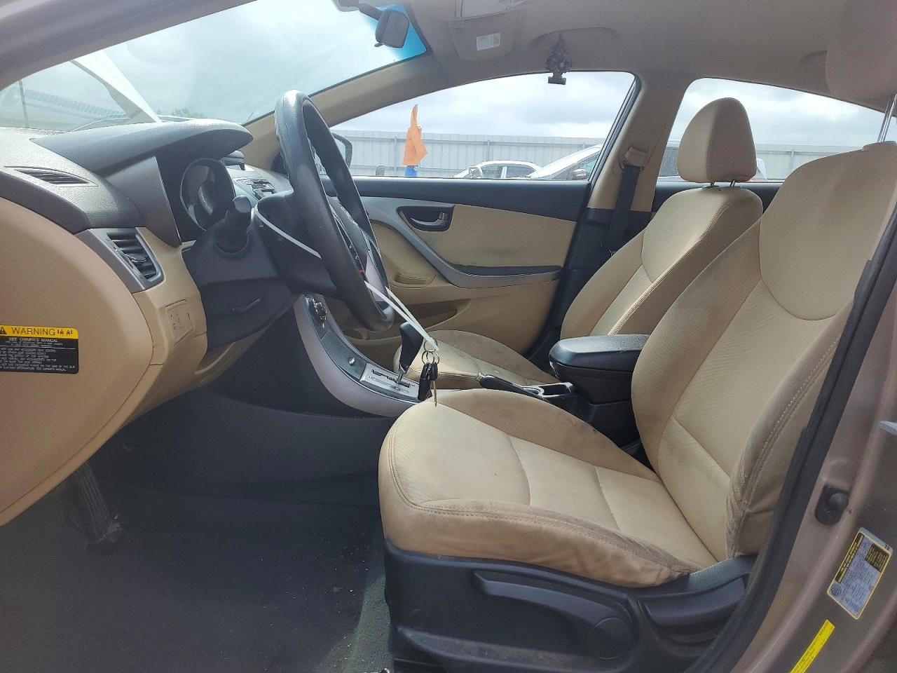 2013 Hyundai Elantra Gls Tan vin: 5NPDH4AEXDH286444
