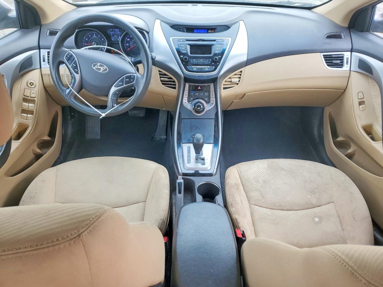 2013 Hyundai Elantra Gls Tan vin: 5NPDH4AEXDH286444