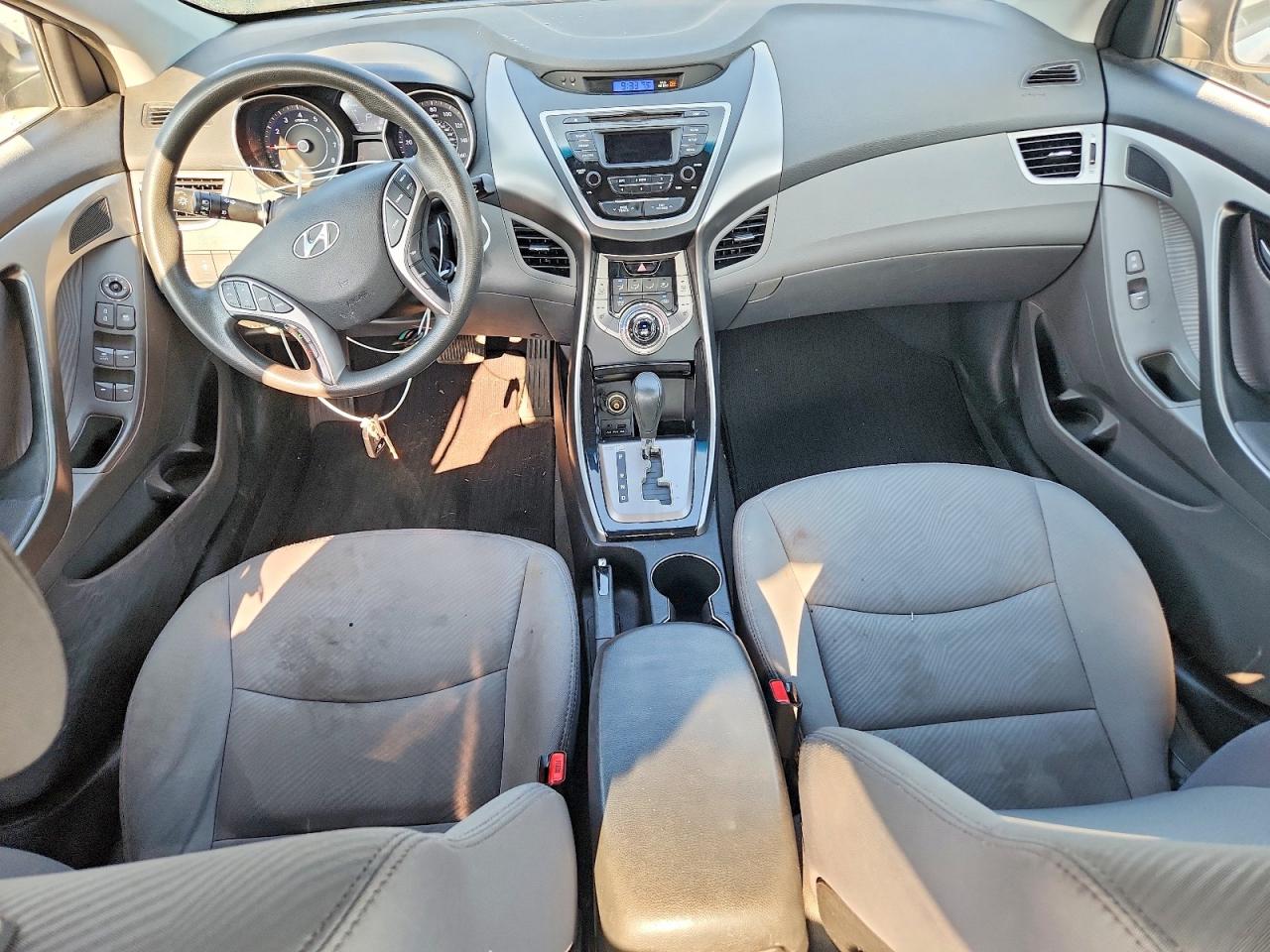 2013 Hyundai Elantra Gls Gray vin: 5NPDH4AEXDH288825