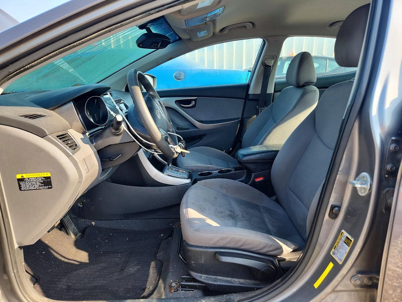 2013 Hyundai Elantra Gls Gray vin: 5NPDH4AEXDH288825