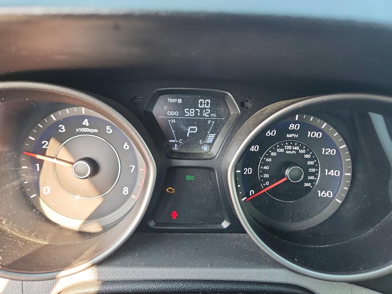 2013 Hyundai Elantra Gls Gray vin: 5NPDH4AEXDH288825