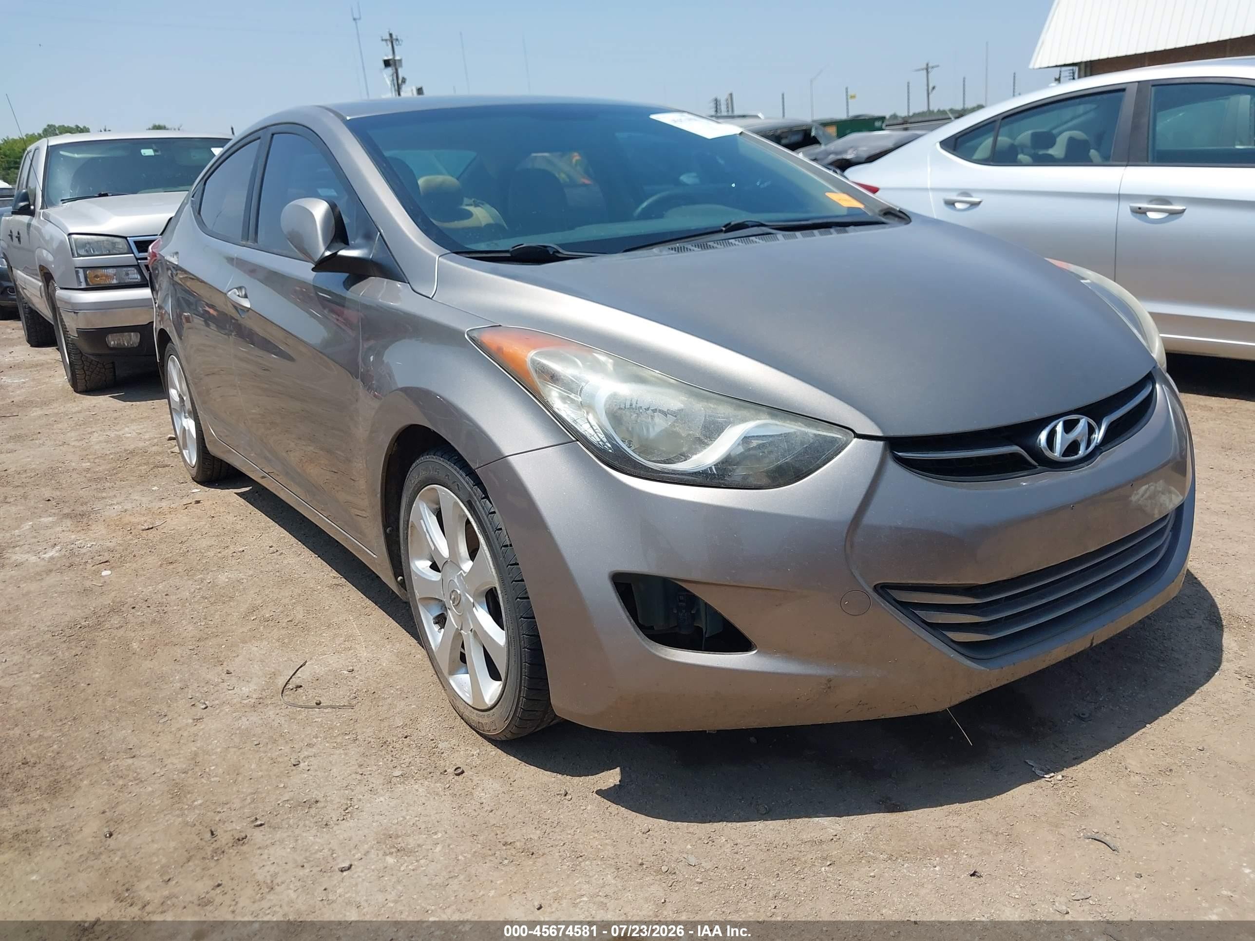 2013 Hyundai Elantra Limited Silver vin: 5NPDH4AEXDH289375