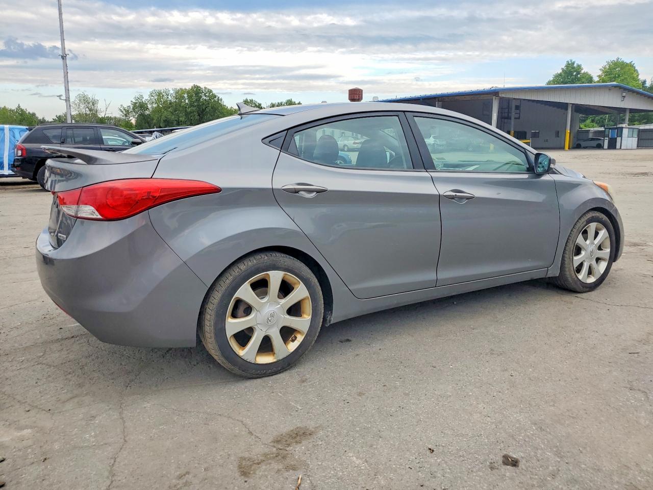 2013 Hyundai Elantra Limited Серый vin: 5NPDH4AEXDH290834