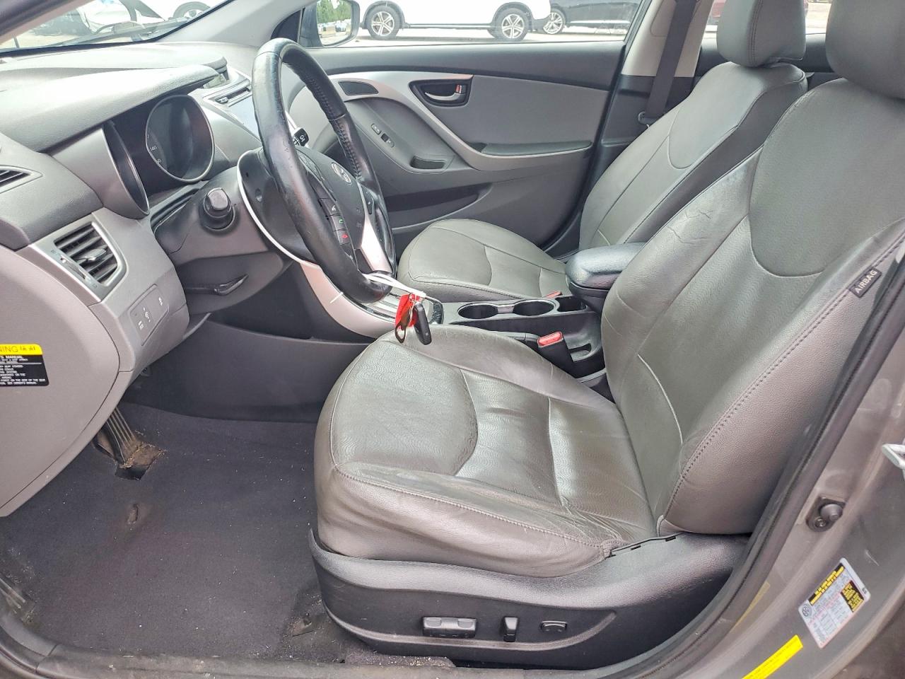 2013 Hyundai Elantra Limited Серый vin: 5NPDH4AEXDH290834