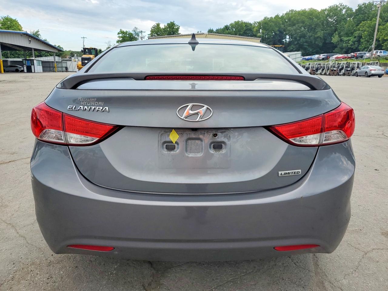 2013 Hyundai Elantra Limited Серый vin: 5NPDH4AEXDH290834