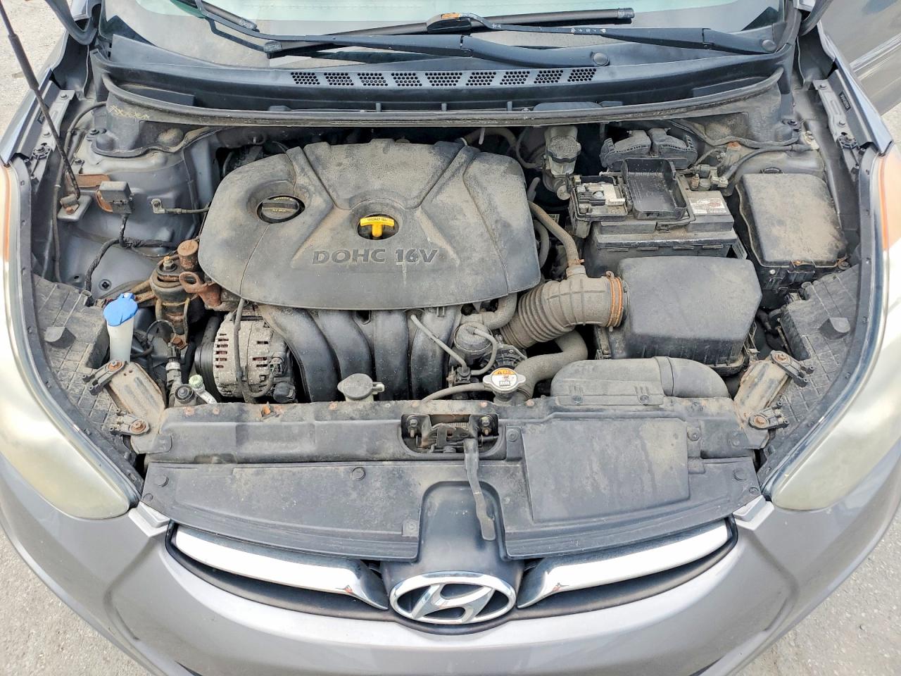 2013 Hyundai Elantra Limited Серый vin: 5NPDH4AEXDH290834