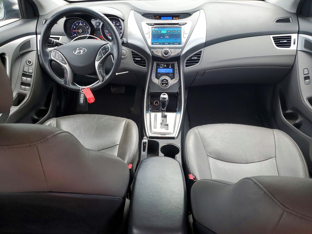 2013 Hyundai Elantra Limited Серый vin: 5NPDH4AEXDH290834