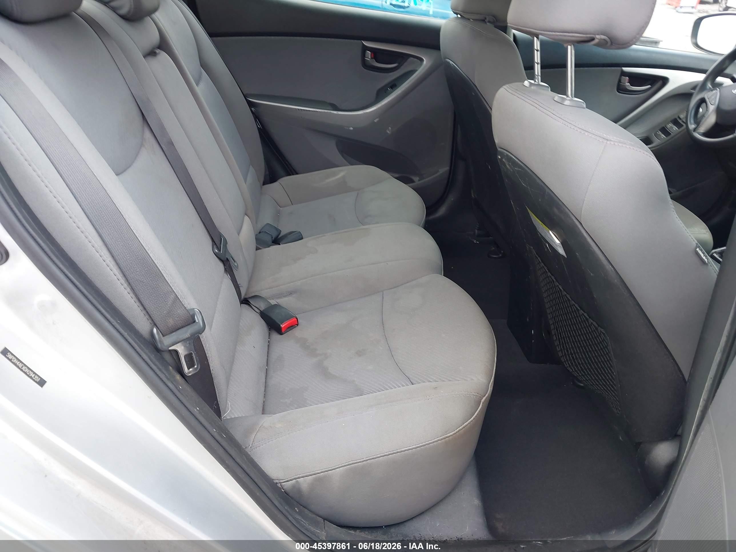 2013 Hyundai Elantra Gls Silver vin: 5NPDH4AEXDH294351