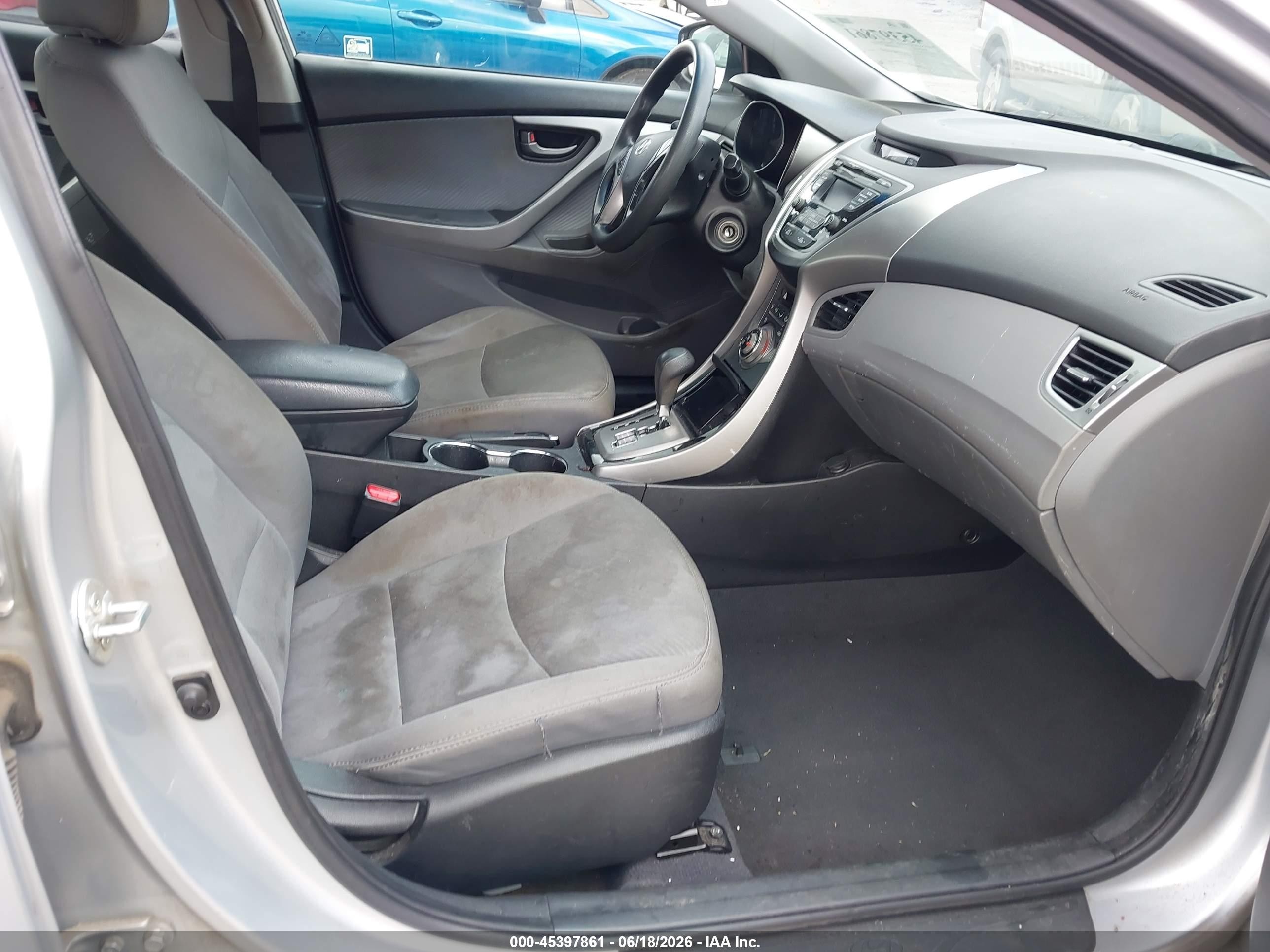 2013 Hyundai Elantra Gls Silver vin: 5NPDH4AEXDH294351