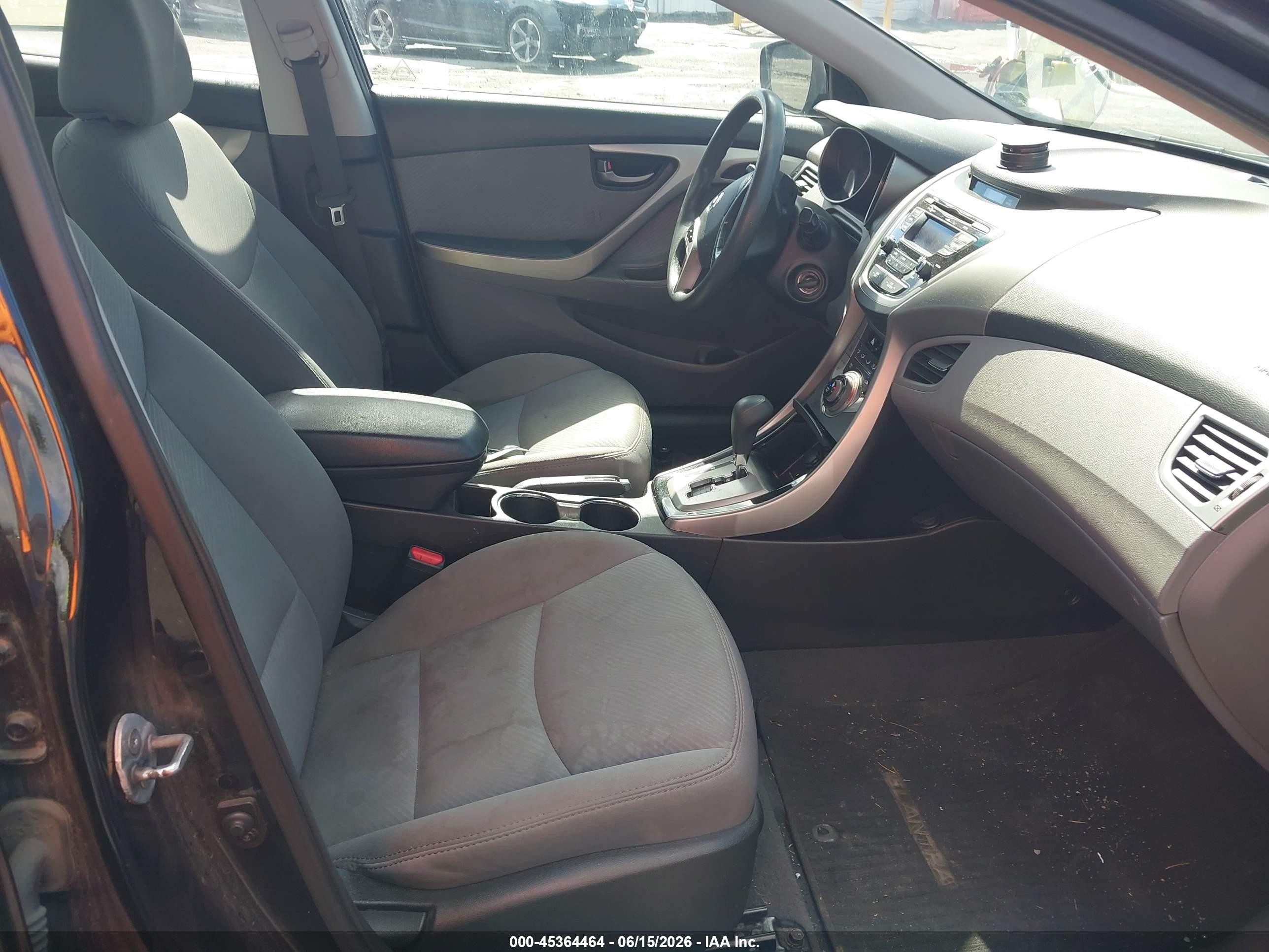 2013 Hyundai Elantra Gls Black vin: 5NPDH4AEXDH299369