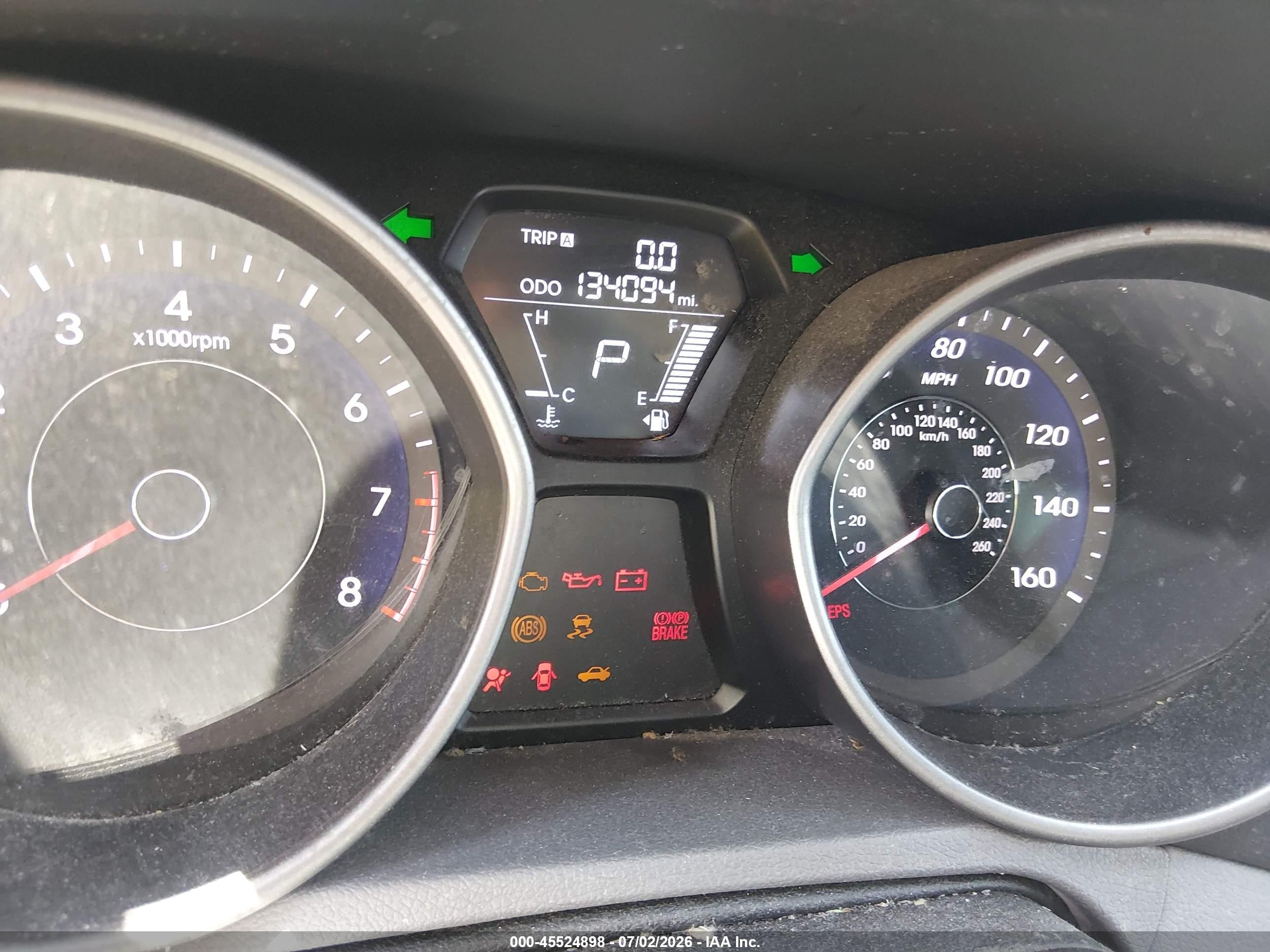 2013 Hyundai Elantra Gls Gray vin: 5NPDH4AEXDH301749