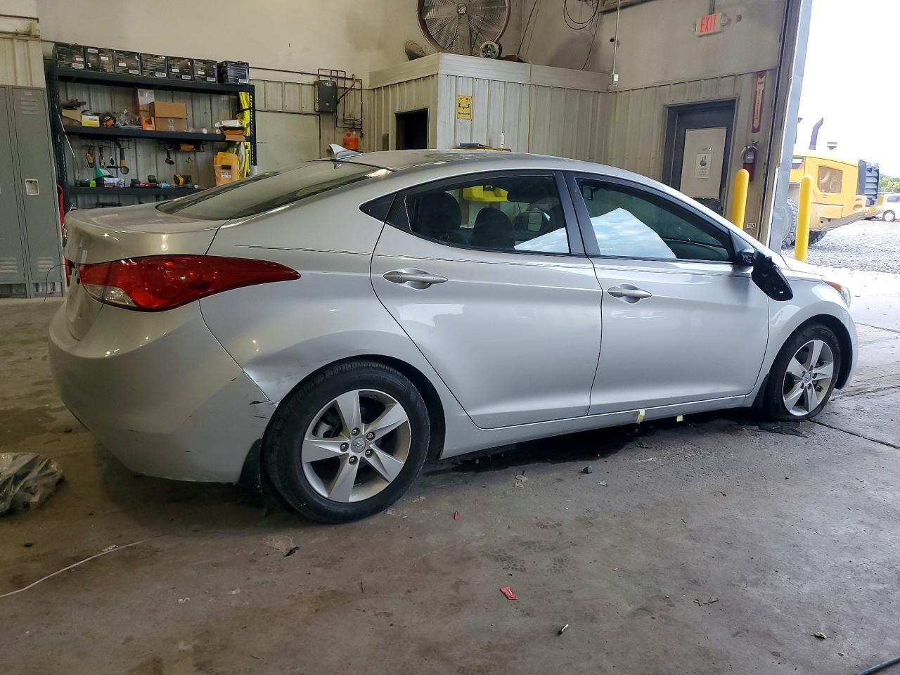 2013 Hyundai Elantra Gls Silver vin: 5NPDH4AEXDH308815