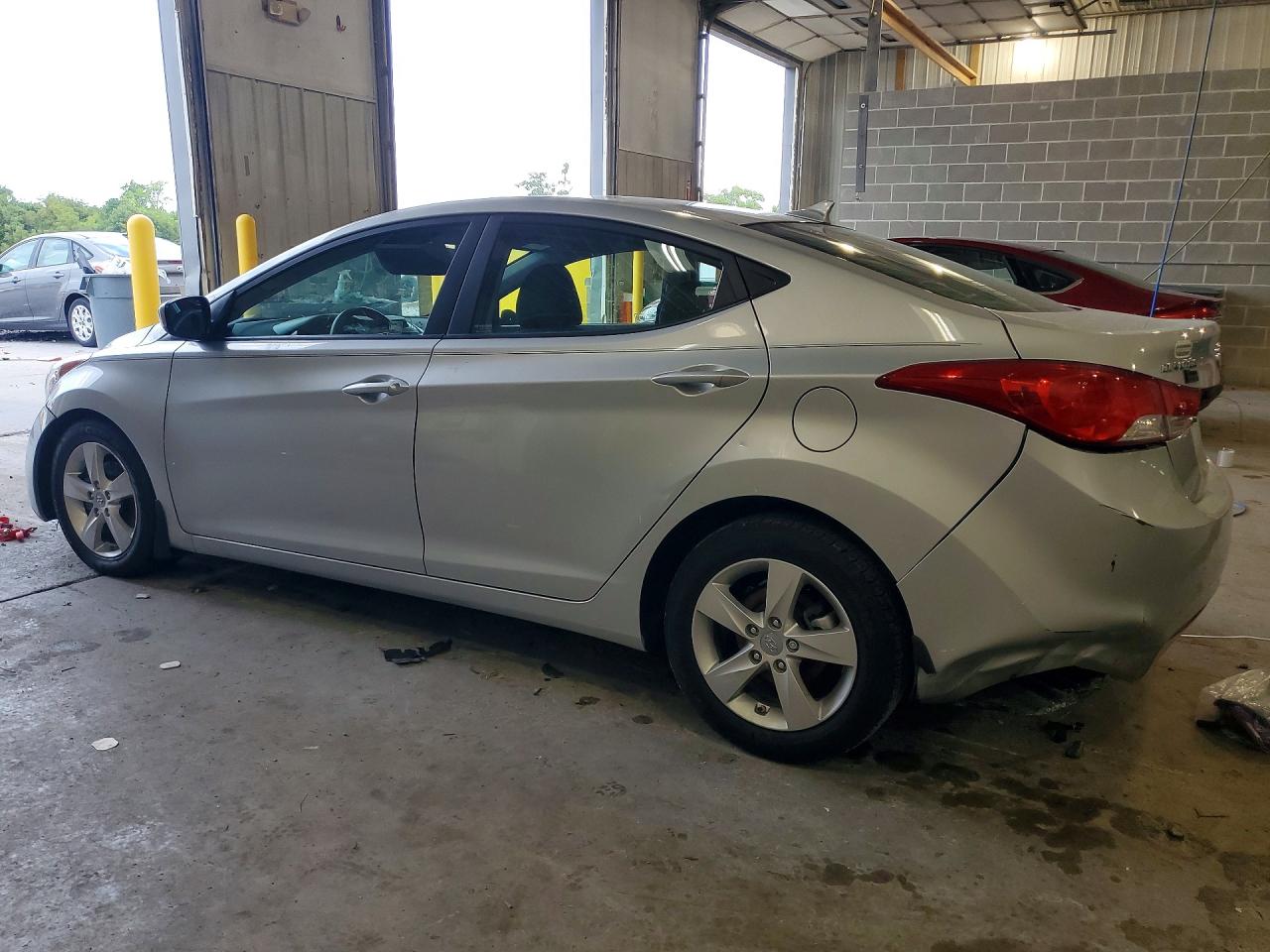 2013 Hyundai Elantra Gls Silver vin: 5NPDH4AEXDH308815