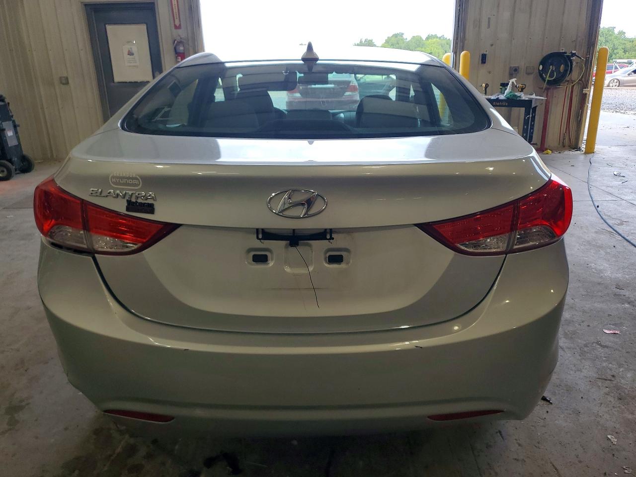 2013 Hyundai Elantra Gls Silver vin: 5NPDH4AEXDH308815