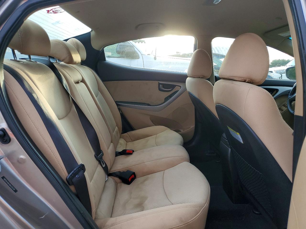 2013 Hyundai Elantra Gls Beige vin: 5NPDH4AEXDH310791