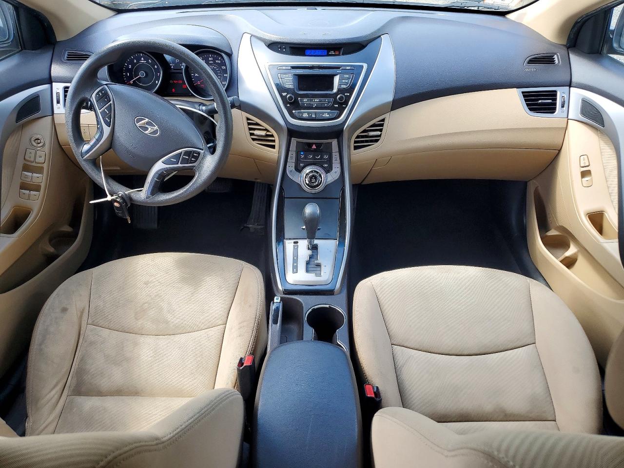 2013 Hyundai Elantra Gls Beige vin: 5NPDH4AEXDH310791