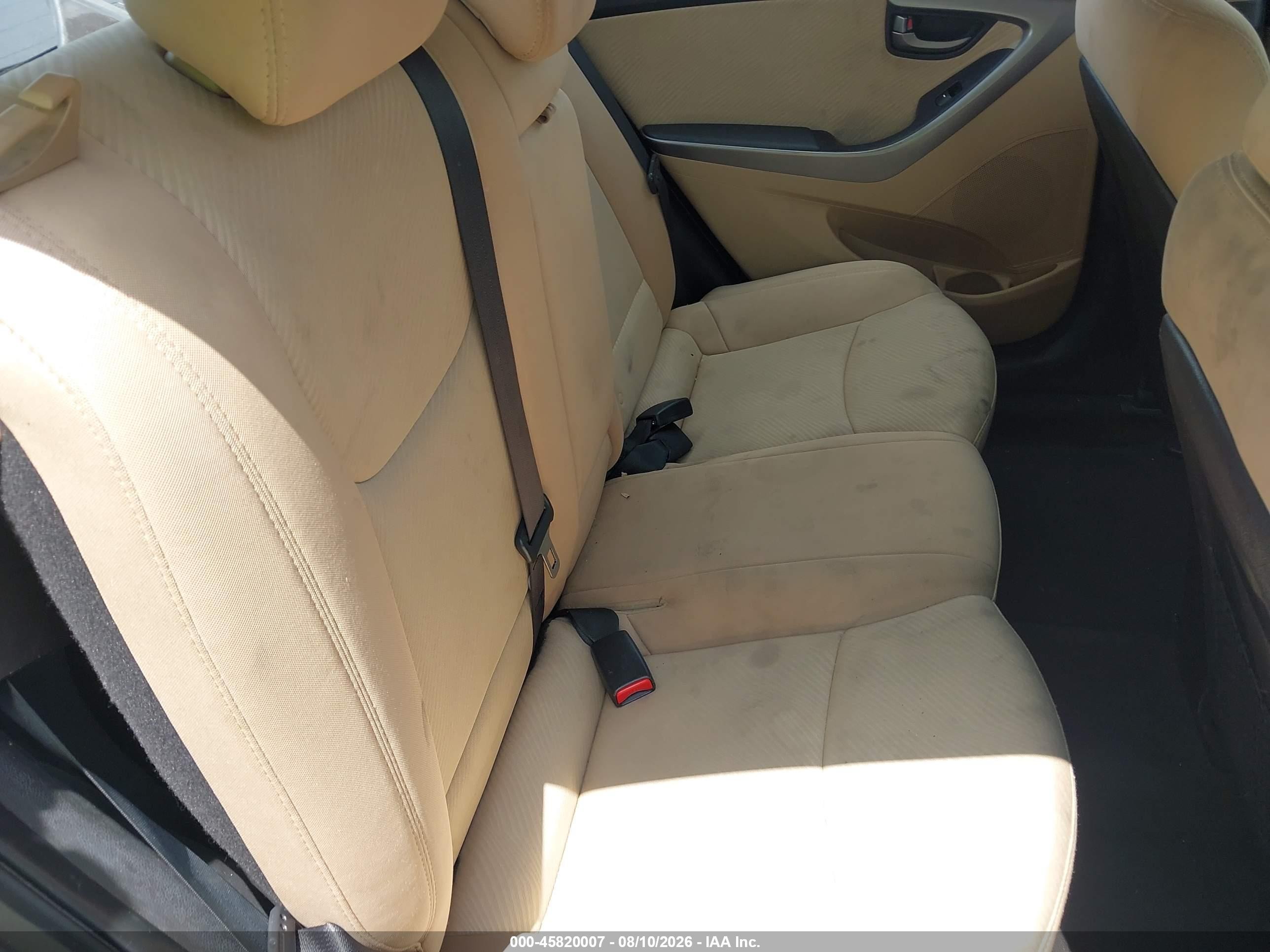 2013 Hyundai Elantra Gls Gray vin: 5NPDH4AEXDH312184