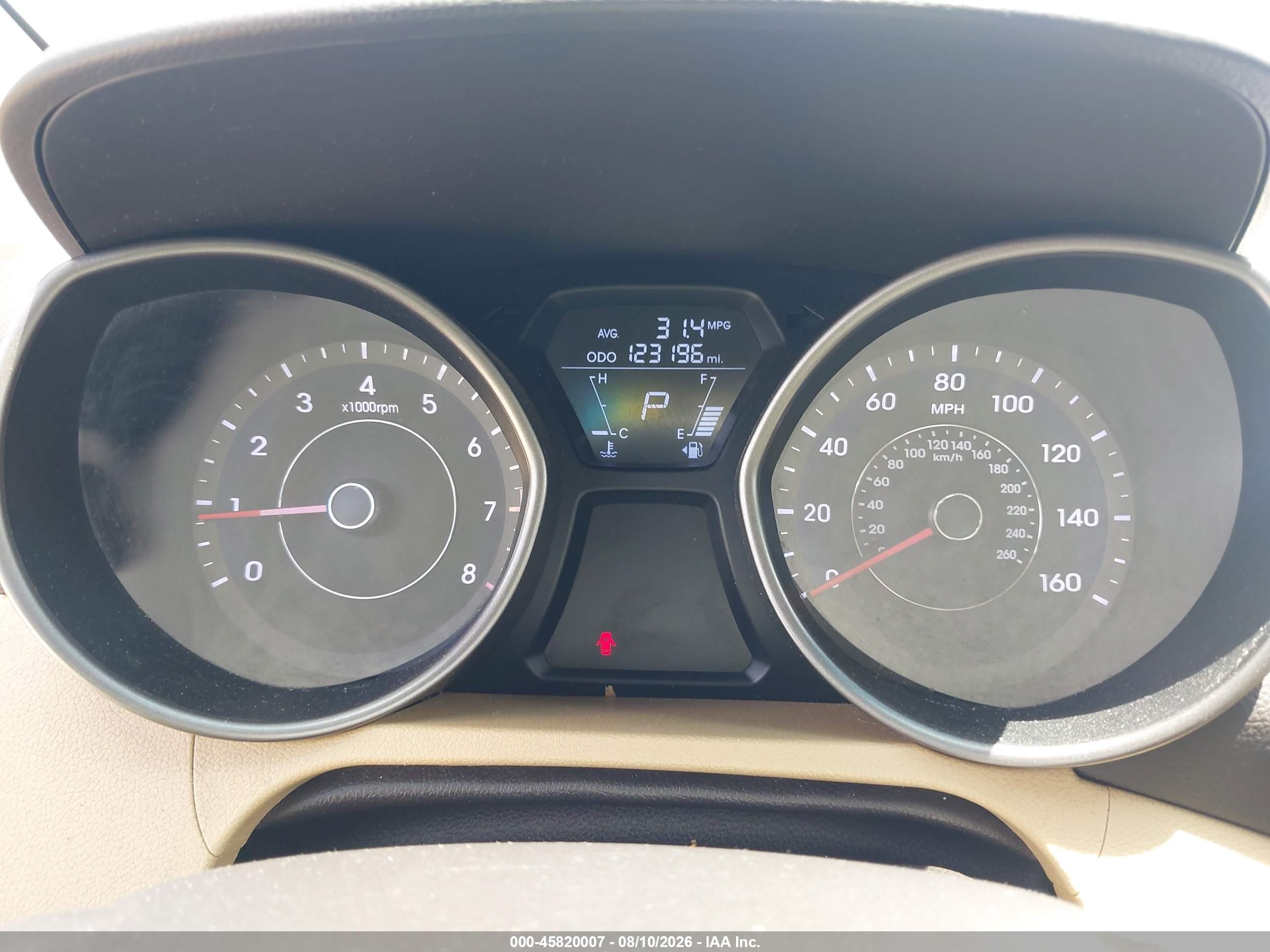 2013 Hyundai Elantra Gls Gray vin: 5NPDH4AEXDH312184