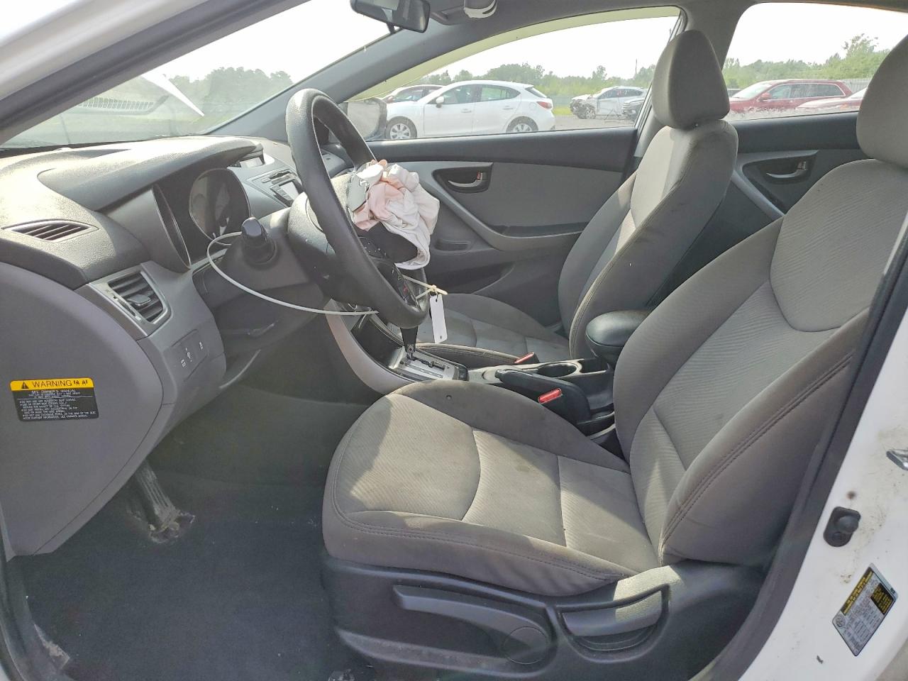 2013 Hyundai Elantra Gls White vin: 5NPDH4AEXDH313979