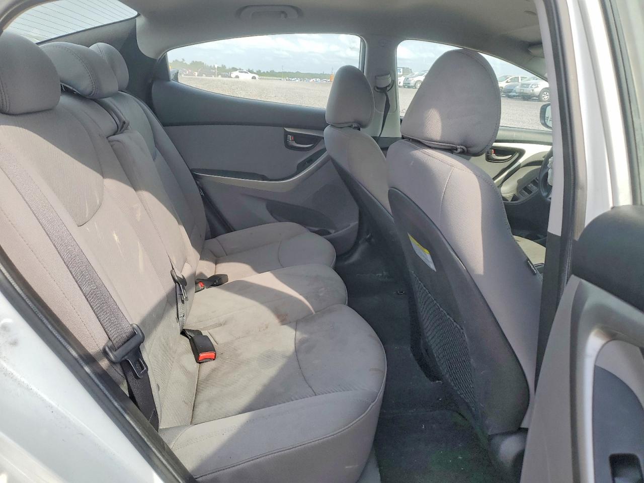 2013 Hyundai Elantra Gls White vin: 5NPDH4AEXDH313979