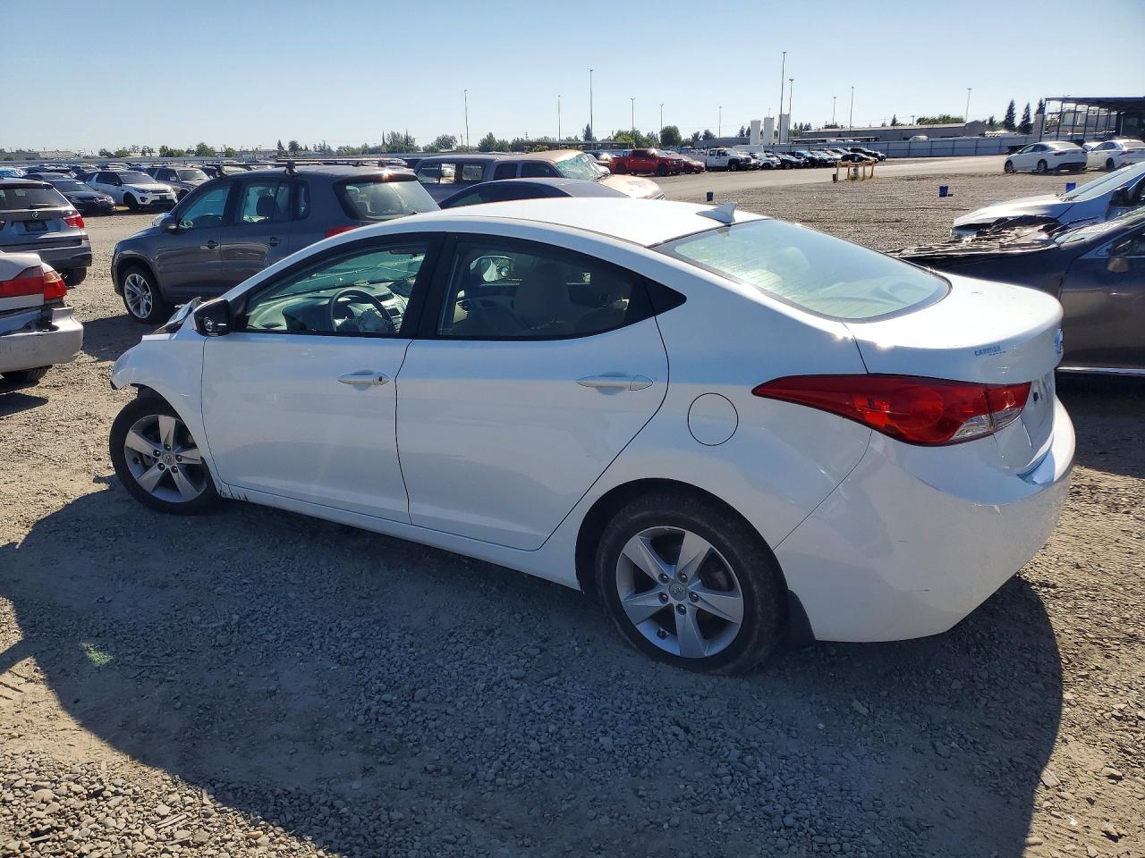 2013 Hyundai Elantra Gls Белый vin: 5NPDH4AEXDH314503