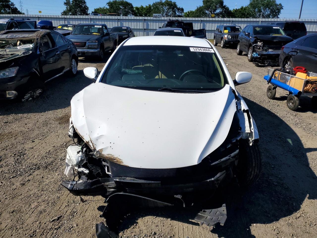 2013 Hyundai Elantra Gls Белый vin: 5NPDH4AEXDH314503