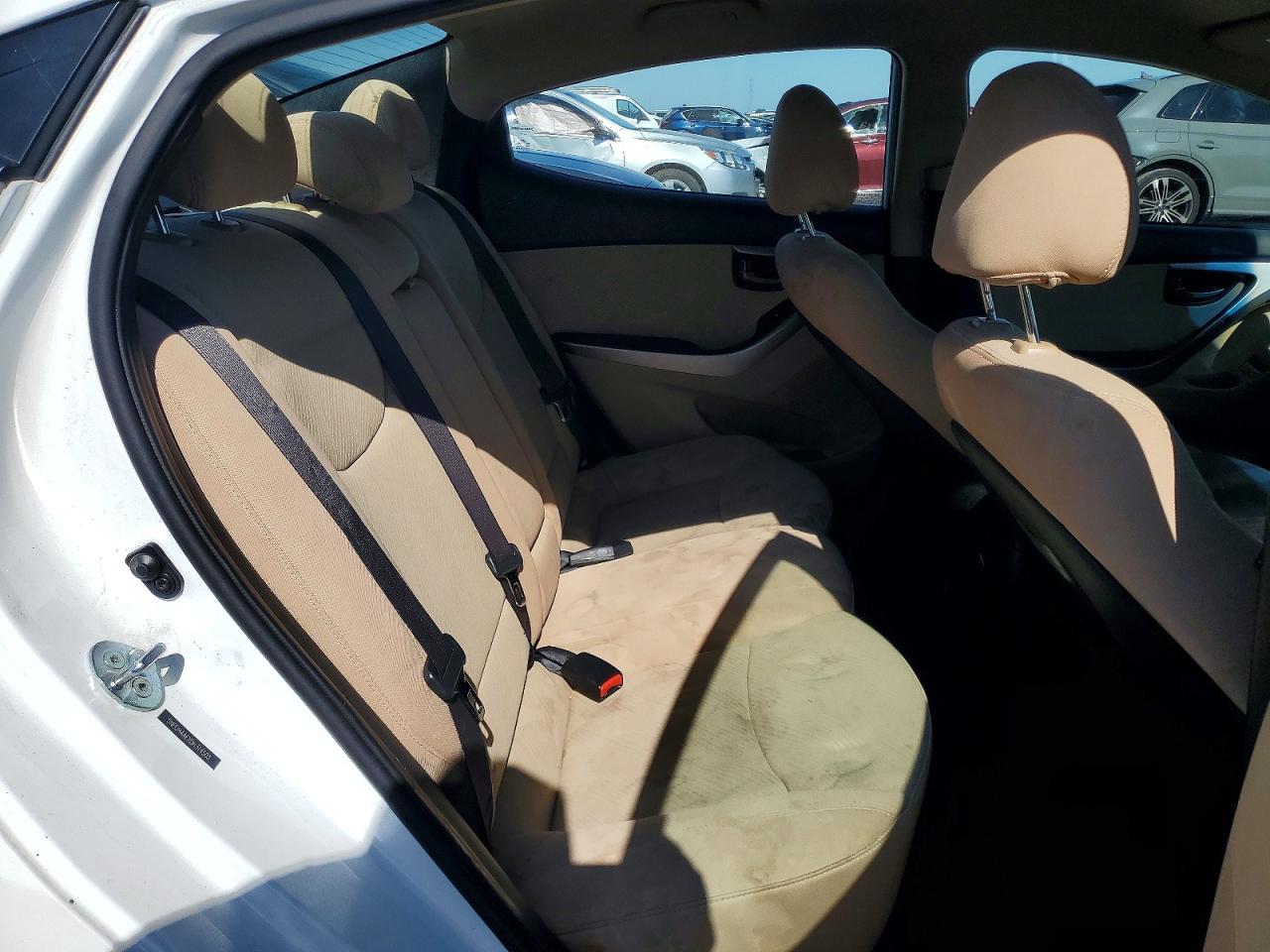 2013 Hyundai Elantra Gls Белый vin: 5NPDH4AEXDH314503