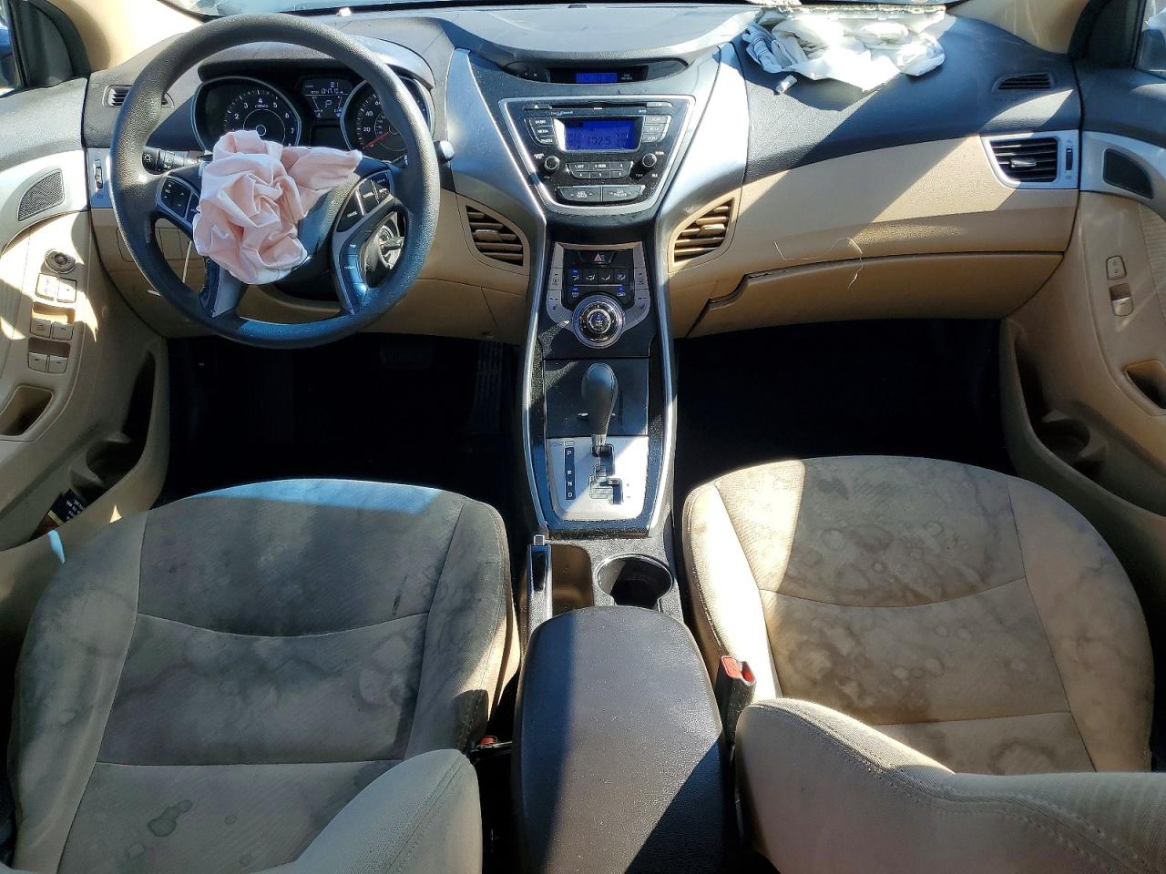 2013 Hyundai Elantra Gls Белый vin: 5NPDH4AEXDH314503