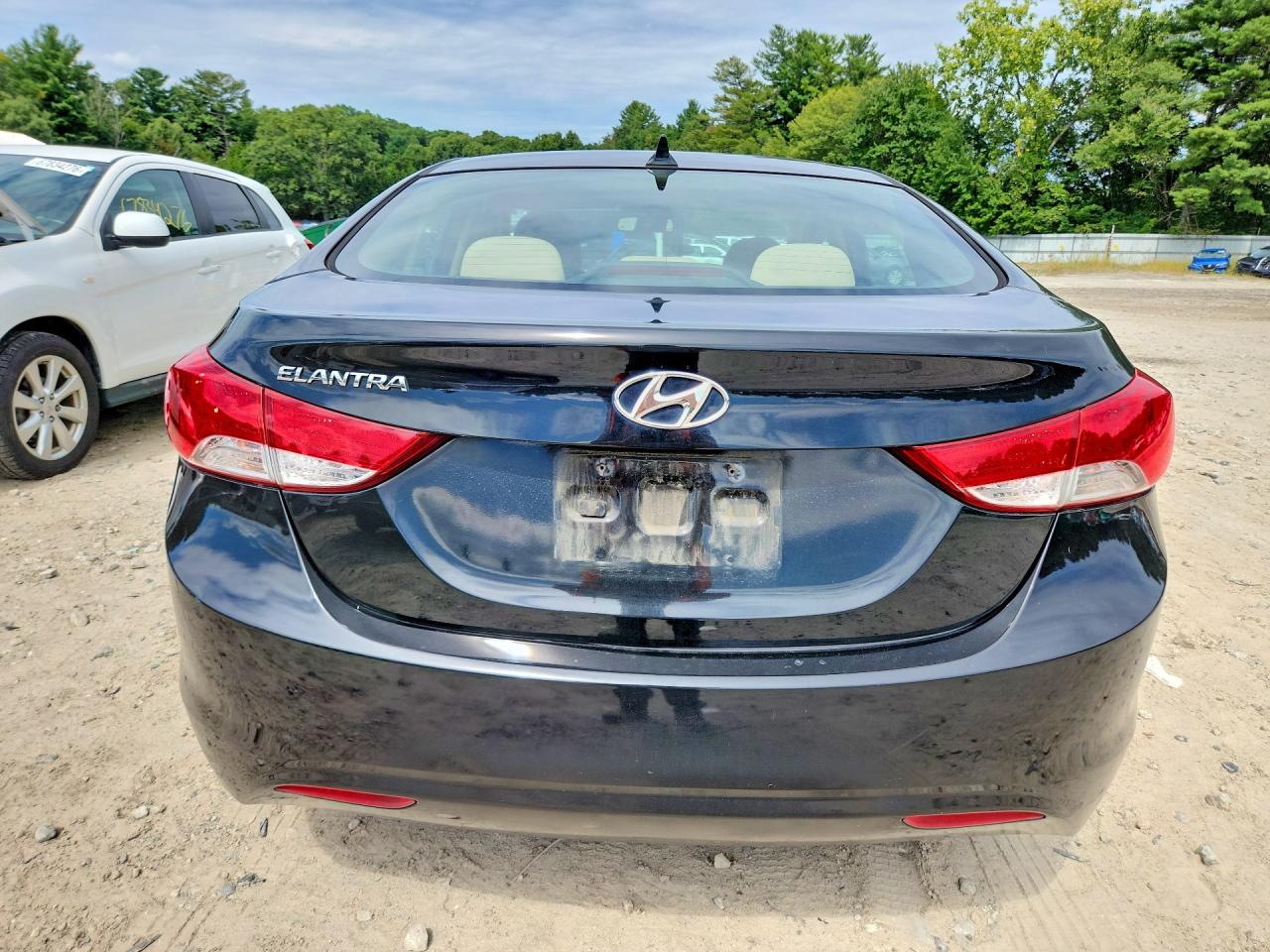 2013 Hyundai Elantra Gls Black vin: 5NPDH4AEXDH314811