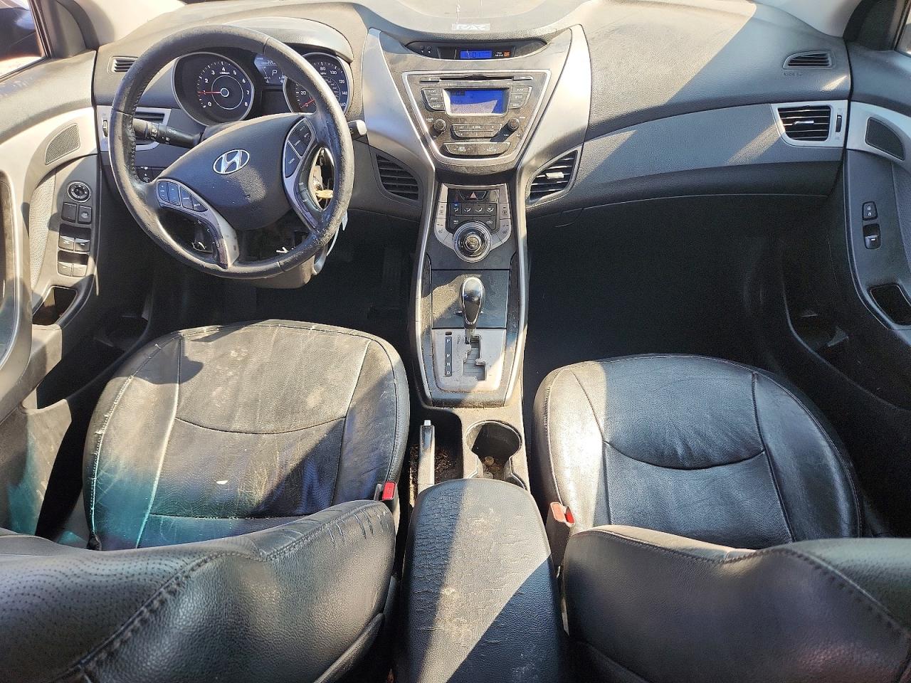 2013 Hyundai Elantra Limited Black vin: 5NPDH4AEXDH315893