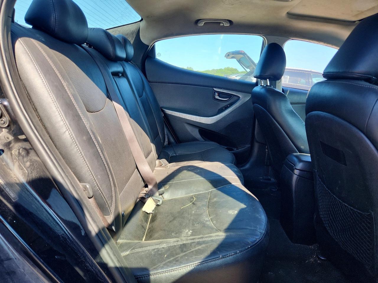 2013 Hyundai Elantra Limited Black vin: 5NPDH4AEXDH315893