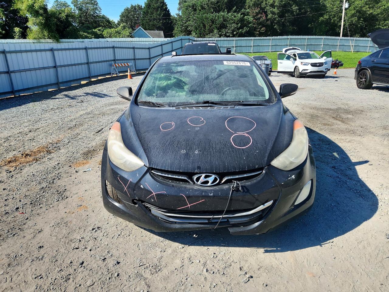 2013 Hyundai Elantra Limited Black vin: 5NPDH4AEXDH315893