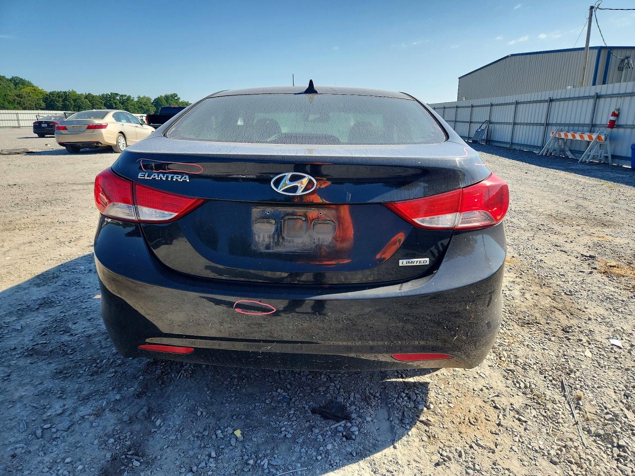 2013 Hyundai Elantra Limited Black vin: 5NPDH4AEXDH315893