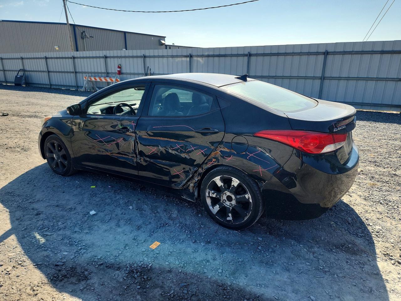 2013 Hyundai Elantra Limited Black vin: 5NPDH4AEXDH315893