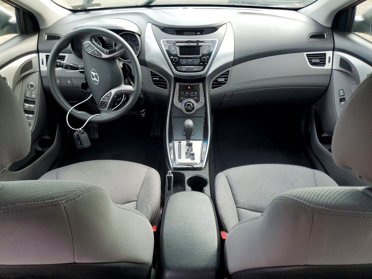 2013 Hyundai Elantra Gls Gray vin: 5NPDH4AEXDH317028