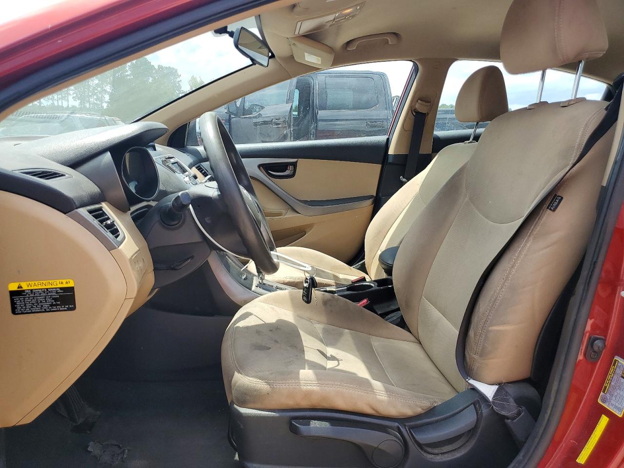 2013 Hyundai Elantra Gls Burgundy vin: 5NPDH4AEXDH318471