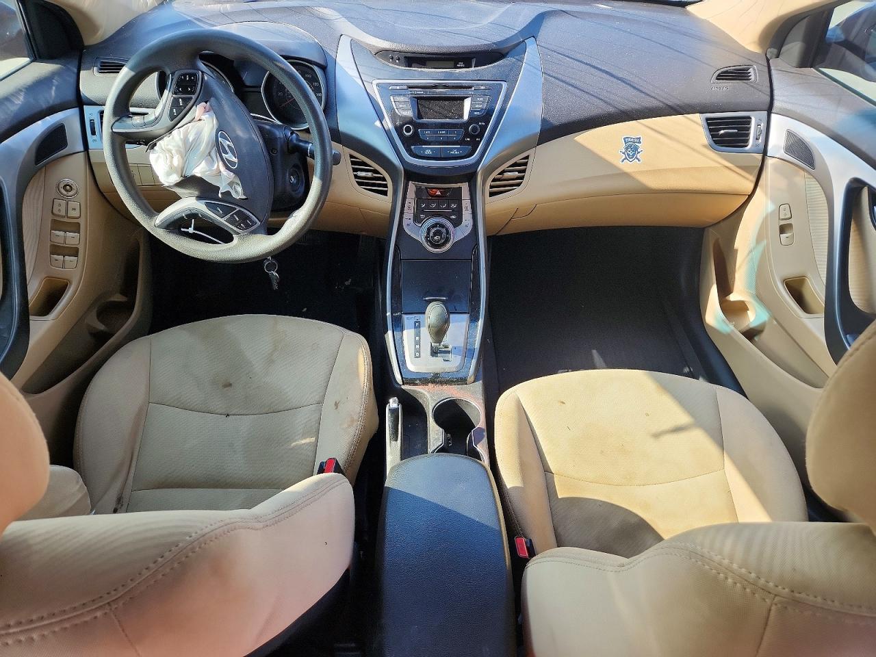 2013 Hyundai Elantra Gls Blue vin: 5NPDH4AEXDH320513