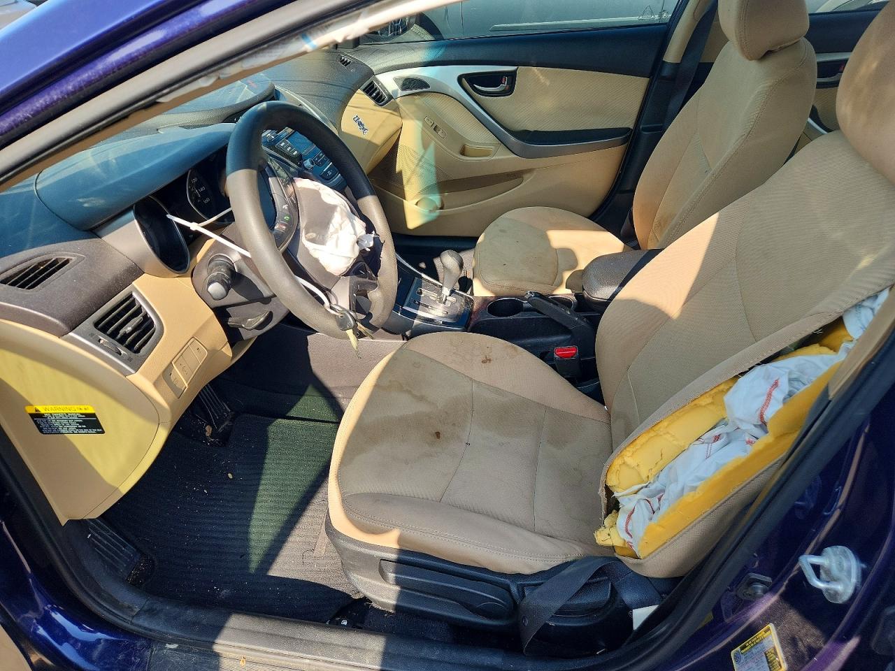 2013 Hyundai Elantra Gls Blue vin: 5NPDH4AEXDH320513