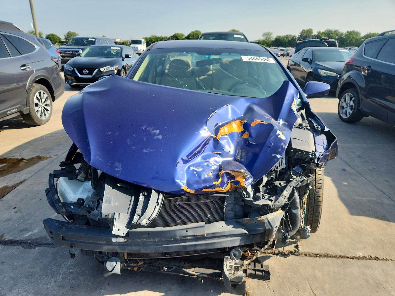 2013 Hyundai Elantra Gls Blue vin: 5NPDH4AEXDH320513