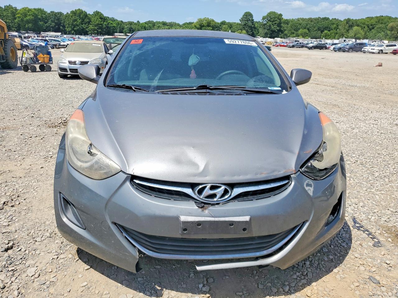 2013 Hyundai Elantra Gls Gray vin: 5NPDH4AEXDH326022