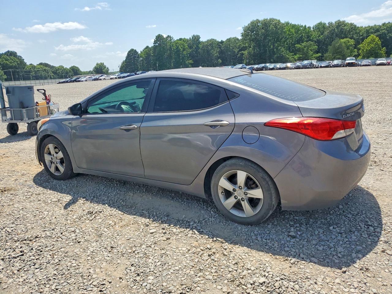 2013 Hyundai Elantra Gls Gray vin: 5NPDH4AEXDH326022