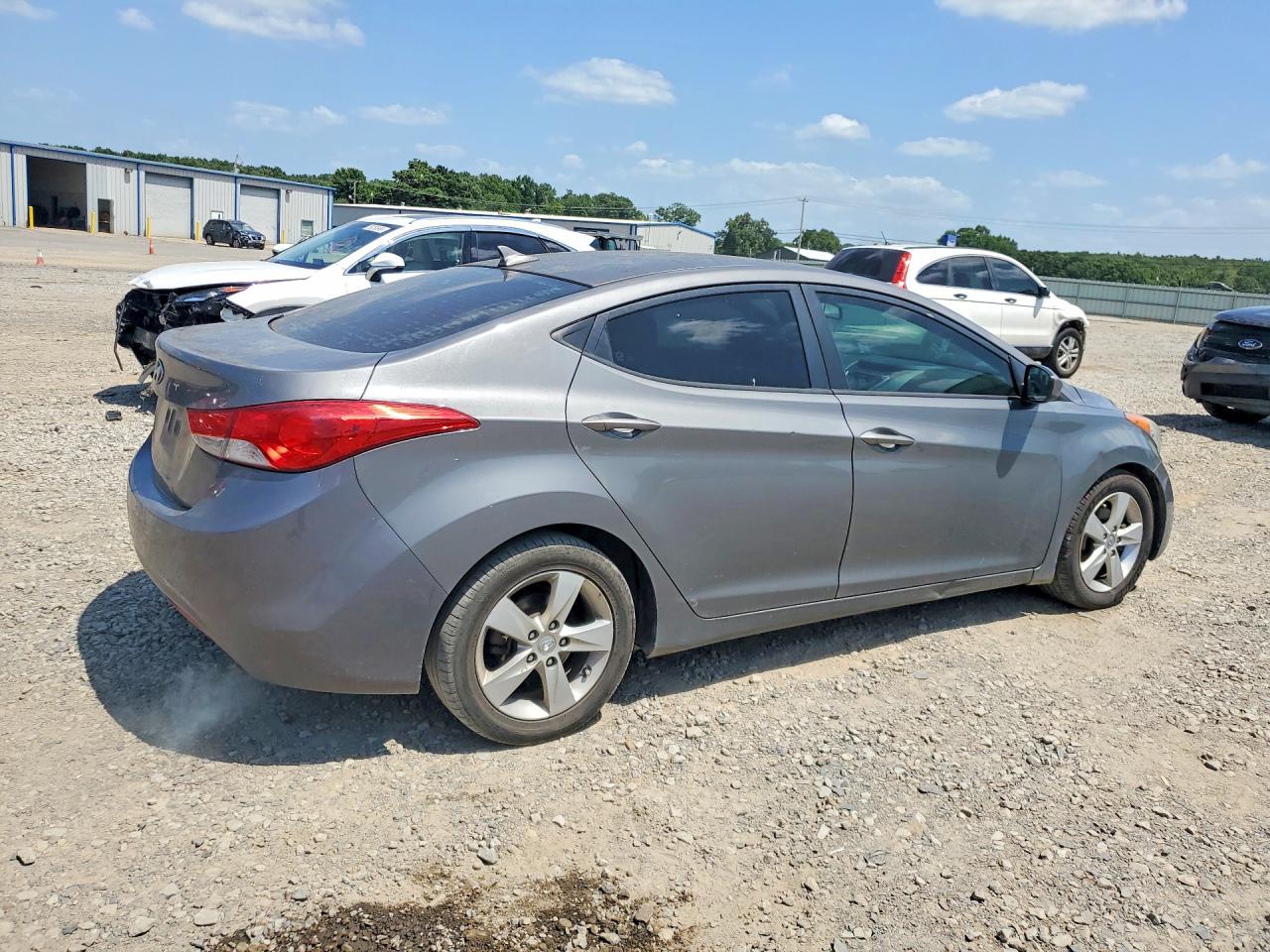 2013 Hyundai Elantra Gls Gray vin: 5NPDH4AEXDH326022