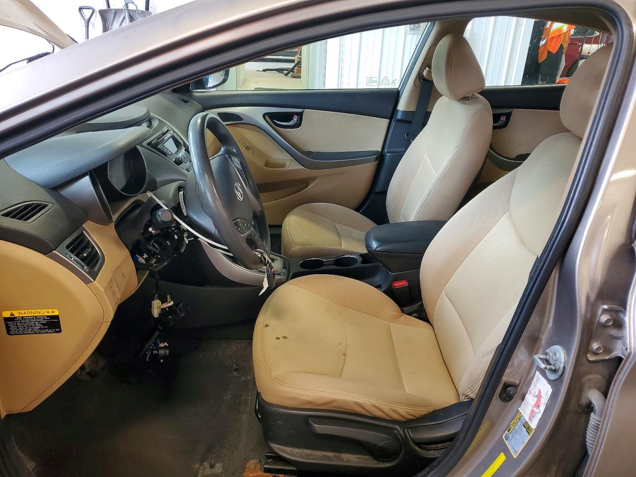 2013 Hyundai Elantra Gls Gray vin: 5NPDH4AEXDH327817