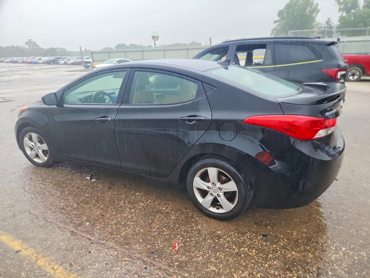 2013 Hyundai Elantra Gls Black vin: 5NPDH4AEXDH328966