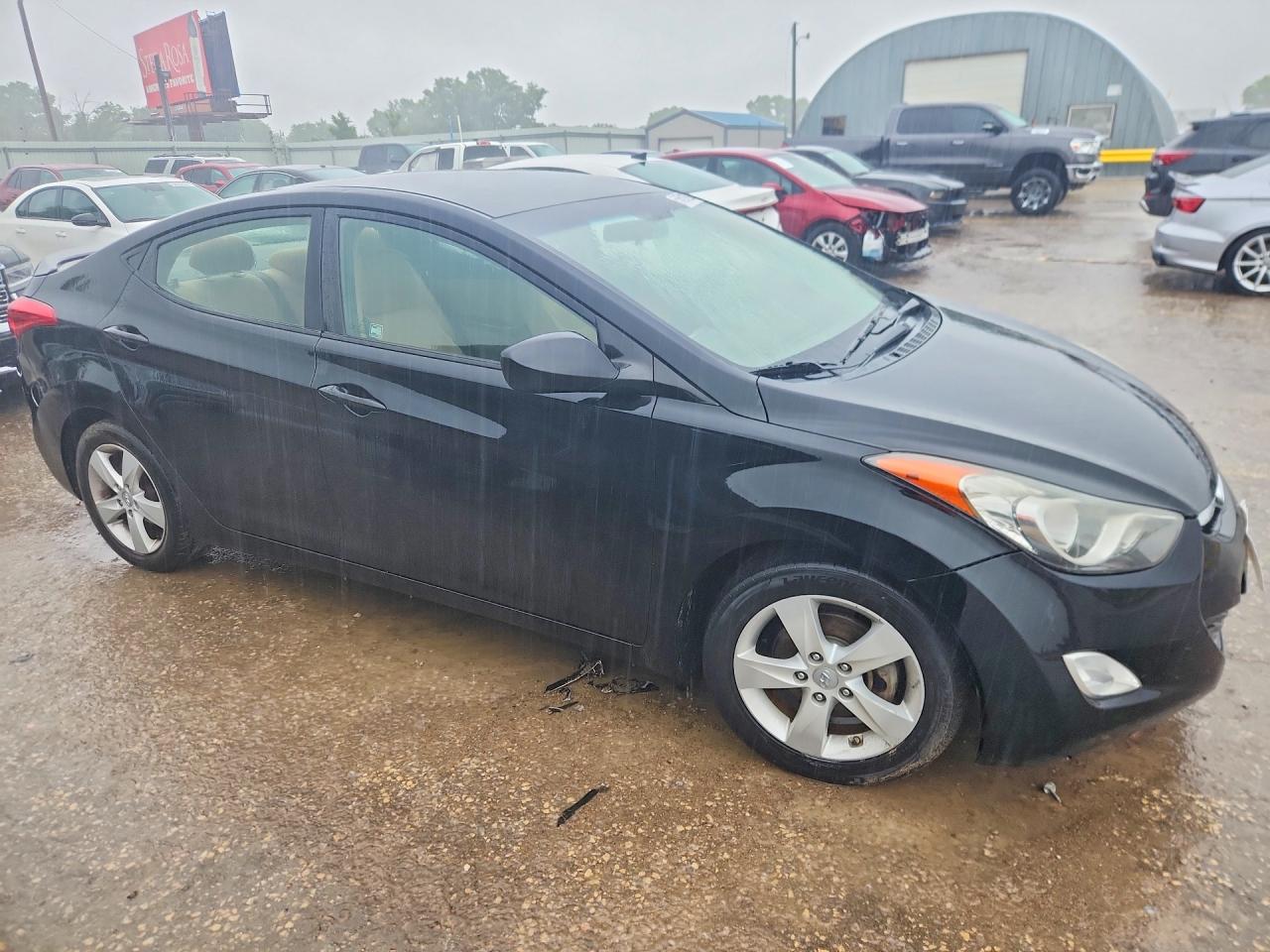 2013 Hyundai Elantra Gls Black vin: 5NPDH4AEXDH328966