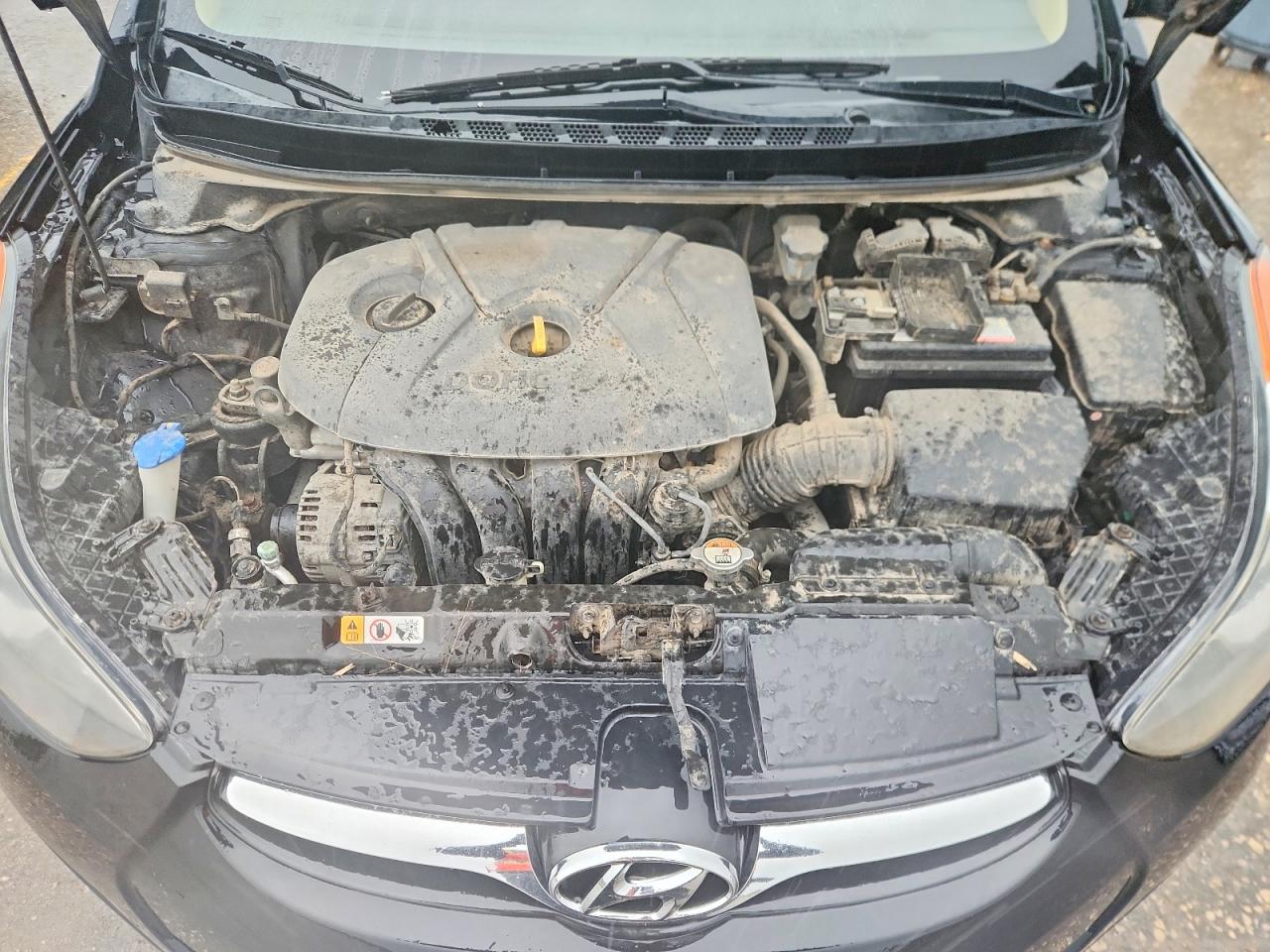 2013 Hyundai Elantra Gls Black vin: 5NPDH4AEXDH328966
