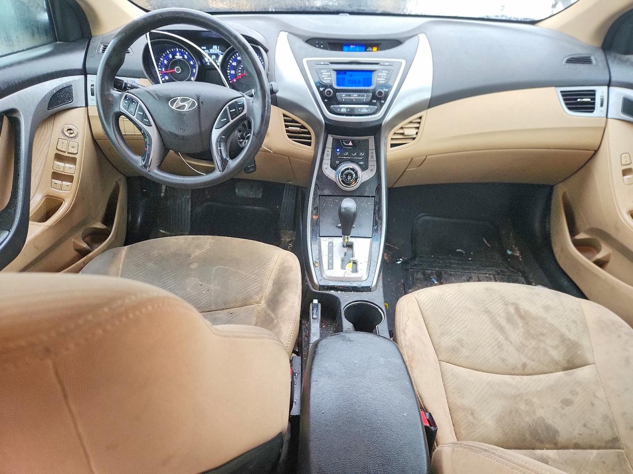 2013 Hyundai Elantra Gls Black vin: 5NPDH4AEXDH328966