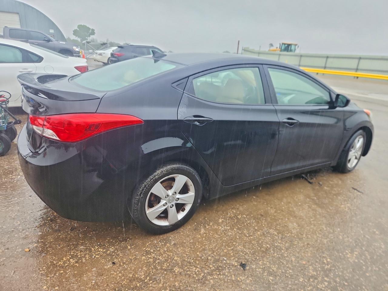 2013 Hyundai Elantra Gls Black vin: 5NPDH4AEXDH328966