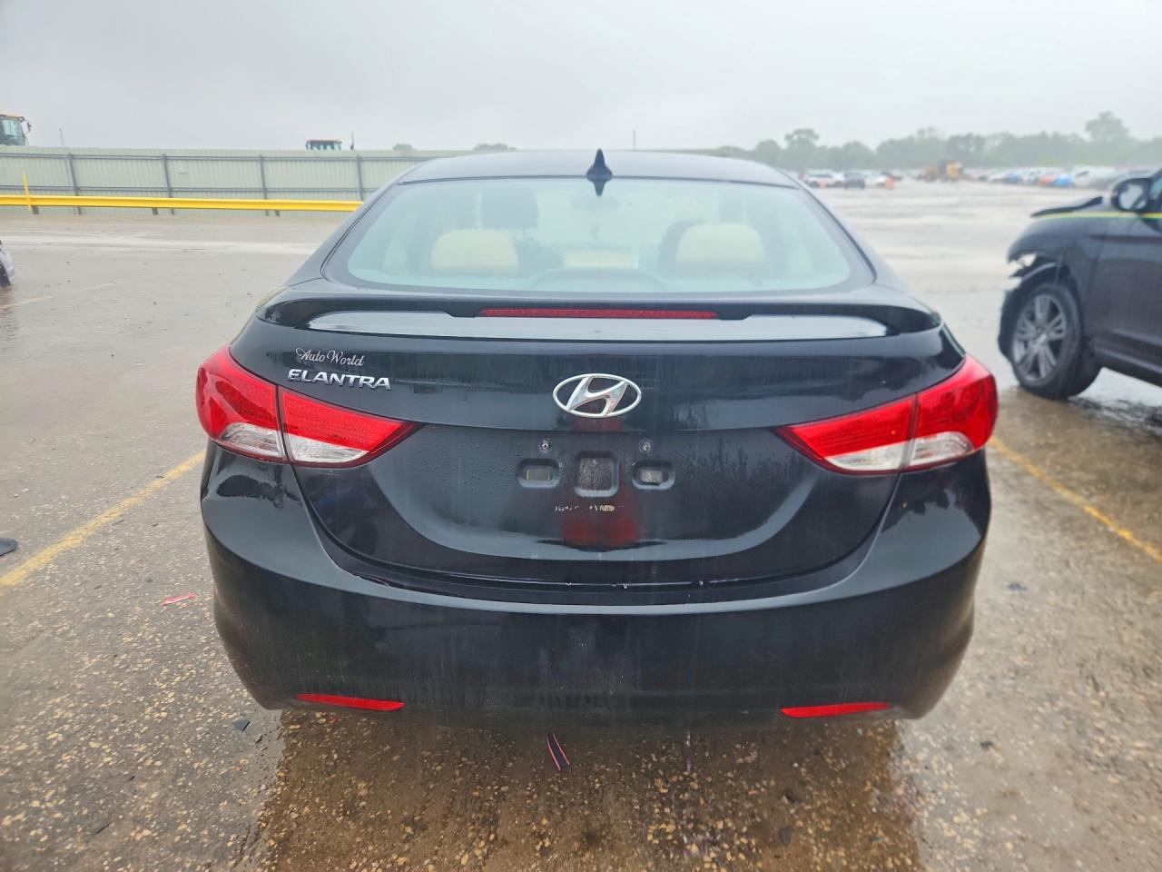 2013 Hyundai Elantra Gls Black vin: 5NPDH4AEXDH328966